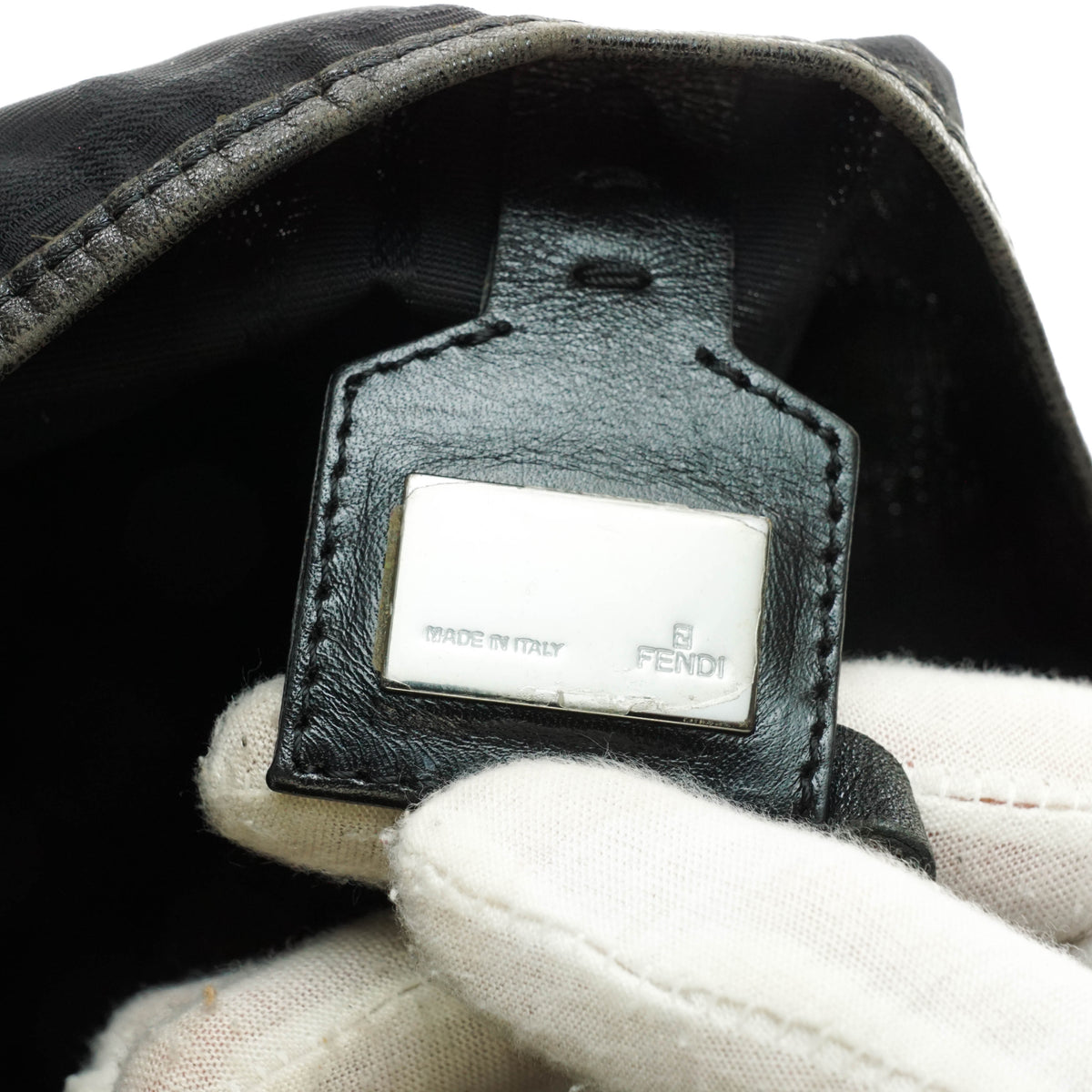 Fendi Zucca Tote Bag Black Nylon
