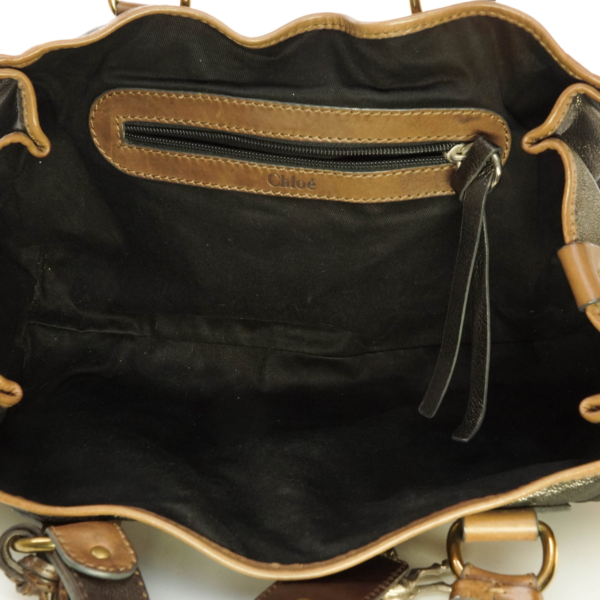 Chloe Kerala Hand Bag Leather Black