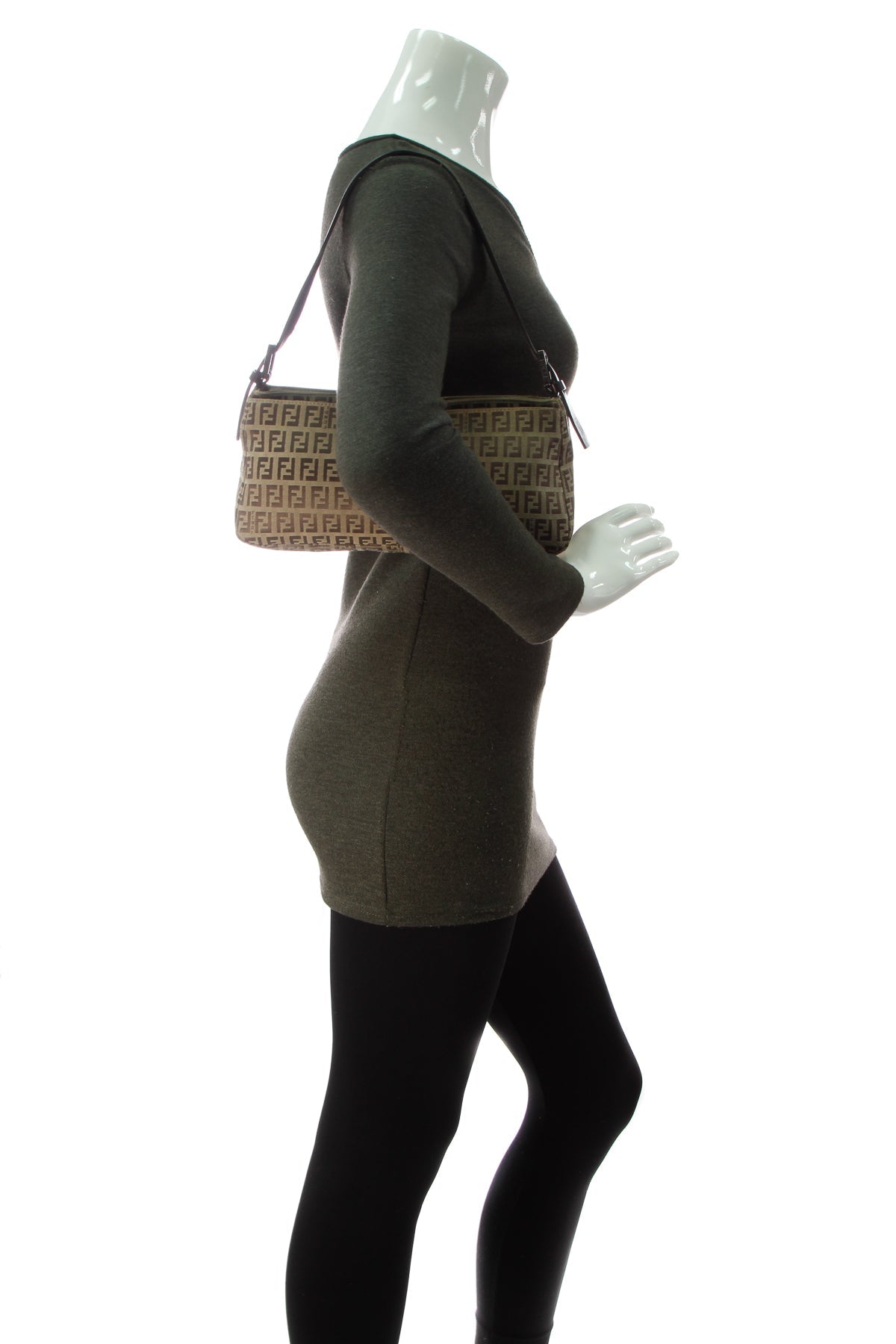 Vintage Baguette Shoulder Bag - Zucchino