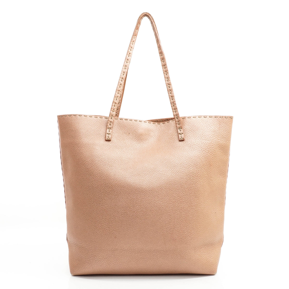 Fendi Tote Bag Leather Pink