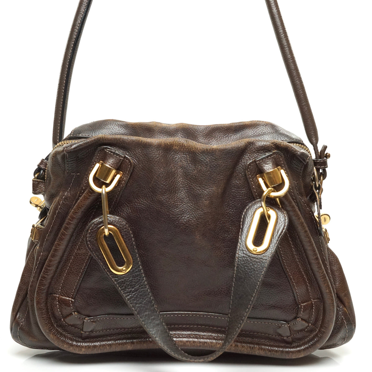 Chloe Paraty Shoulder Bag Dark