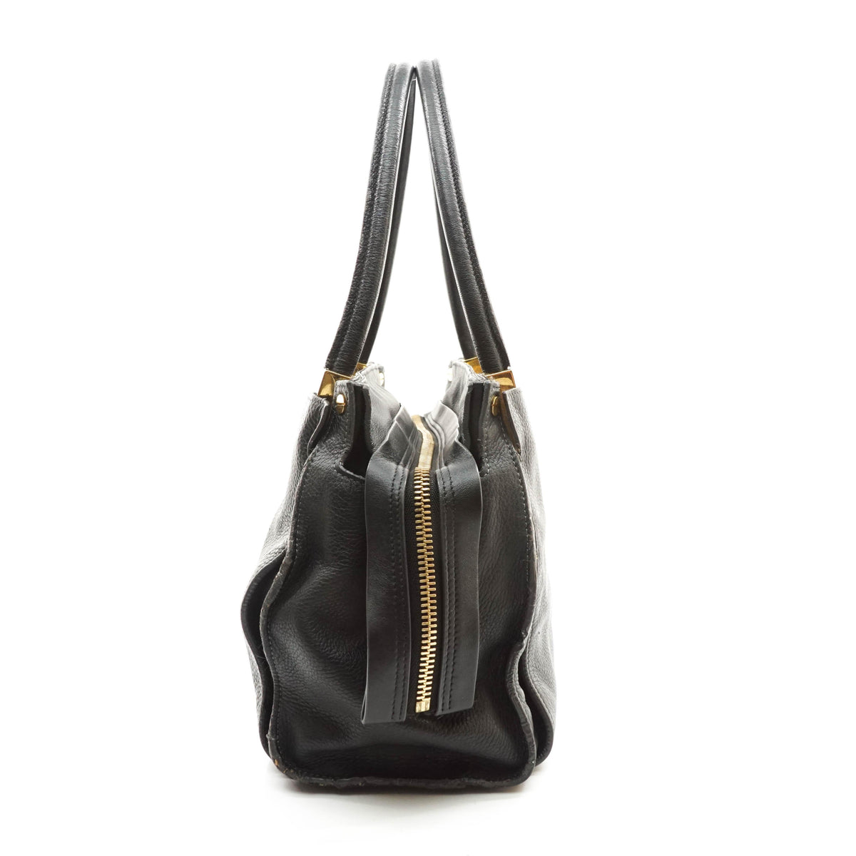 Chloe Hand Bag Leather Black