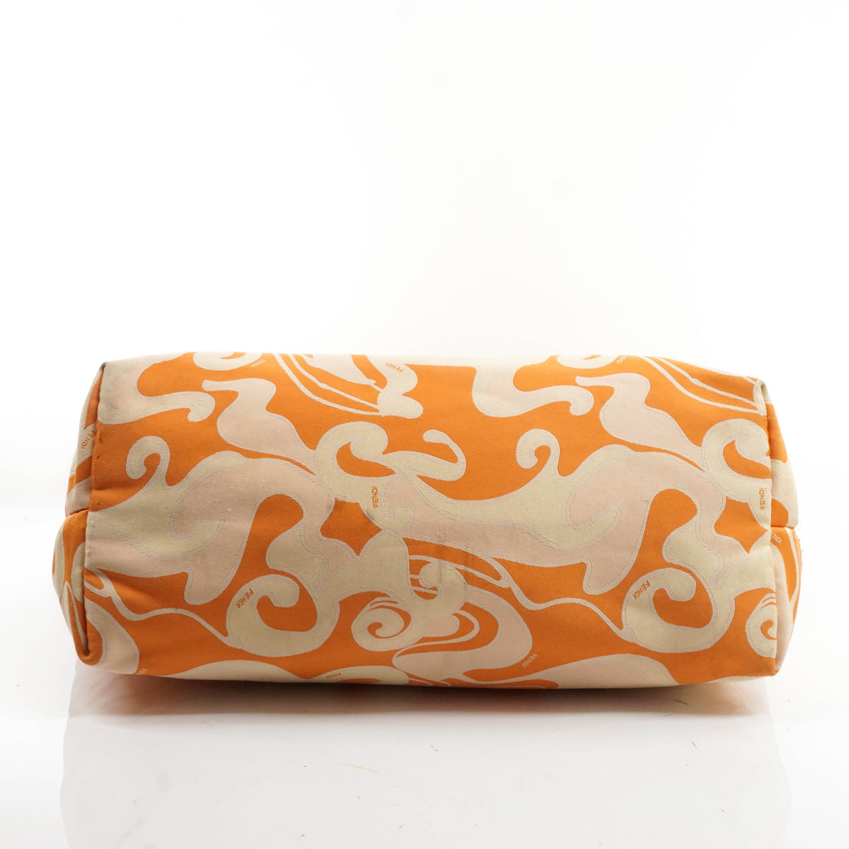 Fendi Tote Bag Orange Fabric