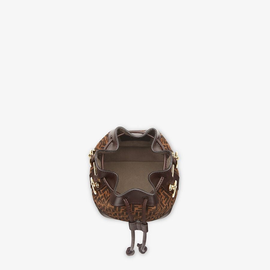 Fendi Leather Mini-bag With Ff Print