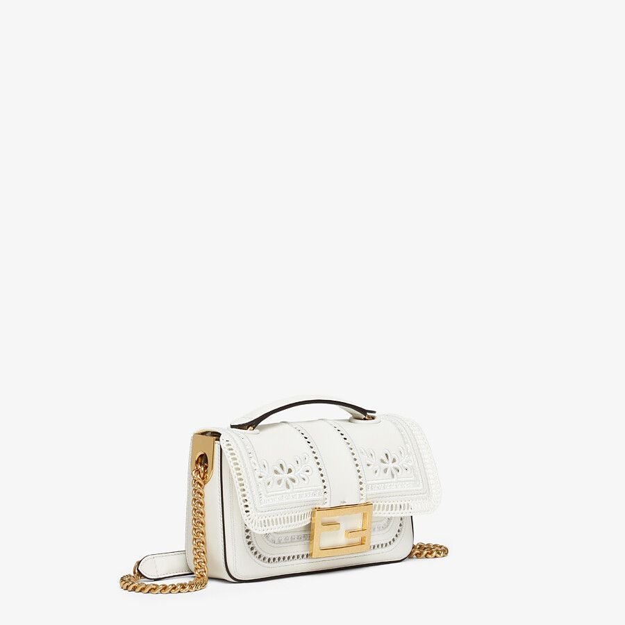 Fendi Embroidered Leather Bag