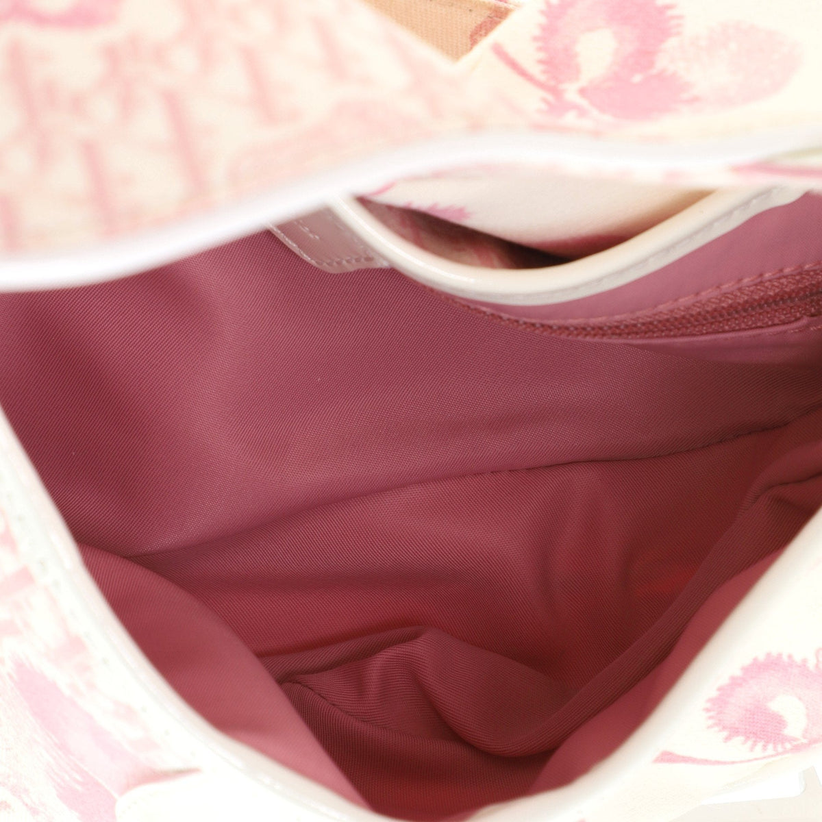 Vintage Saddle Bag Printed Canvas Medium