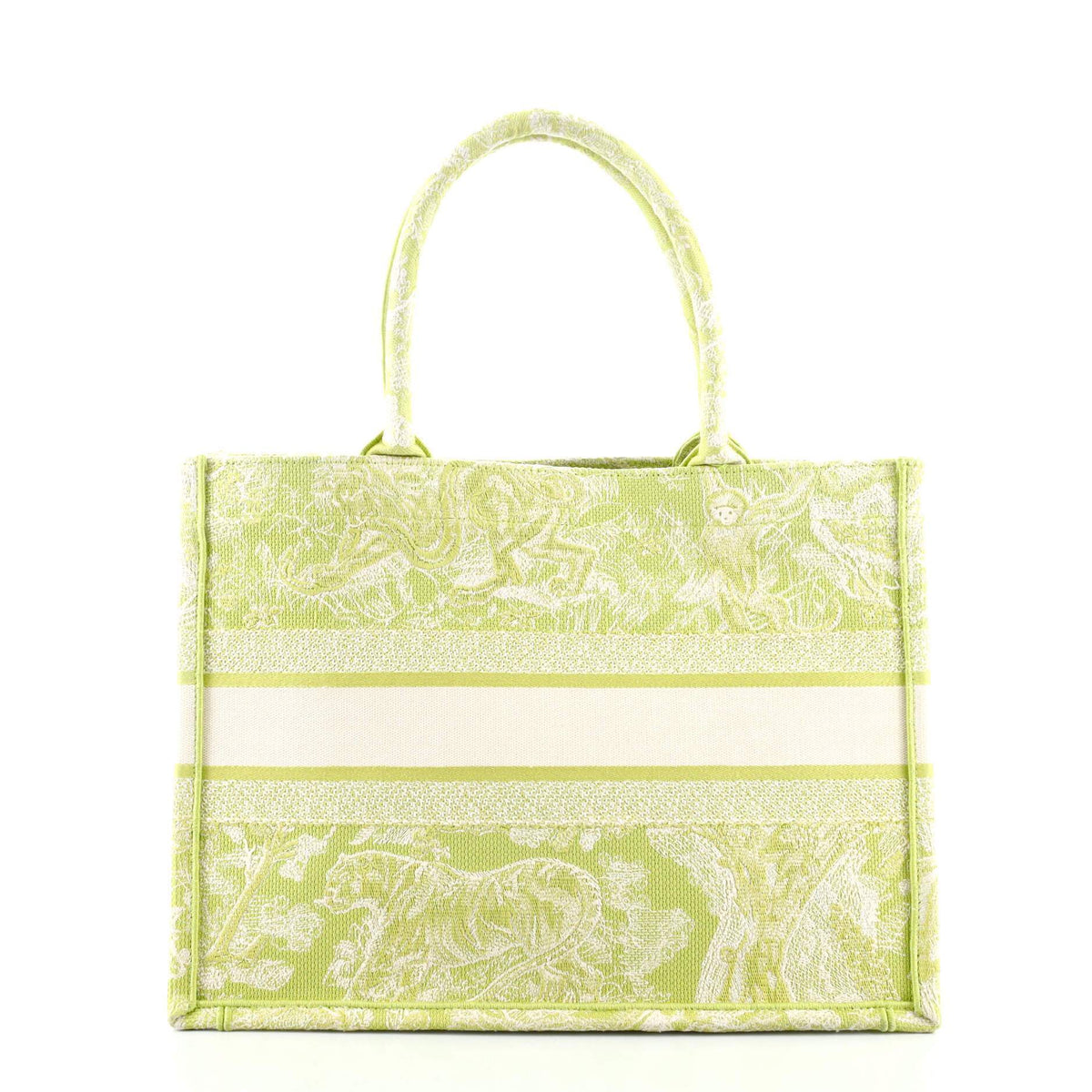Book Tote Embroidered Canvas Small