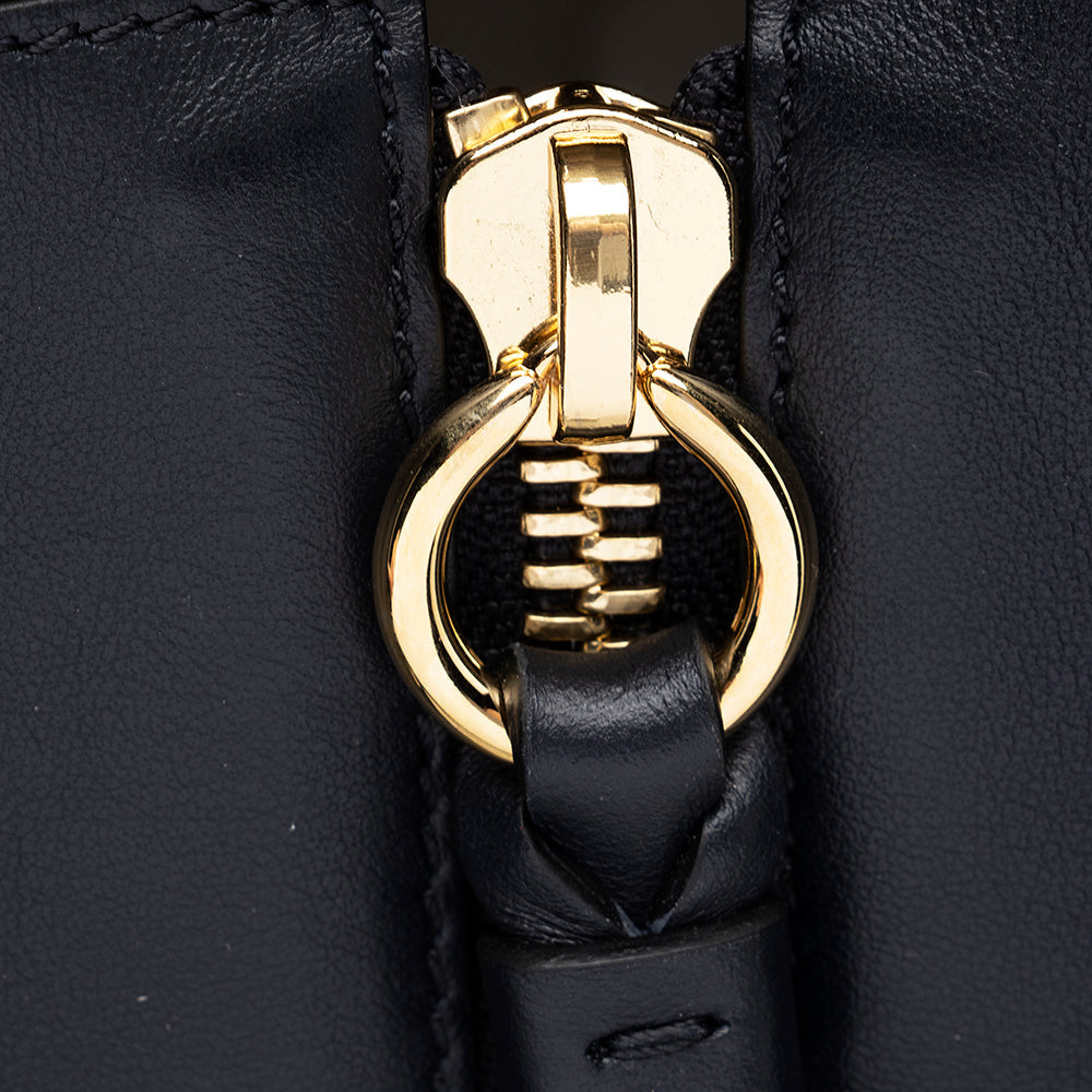 Chloe Calfskin Little Horses Tao Zipped Tote (SHF-18149)