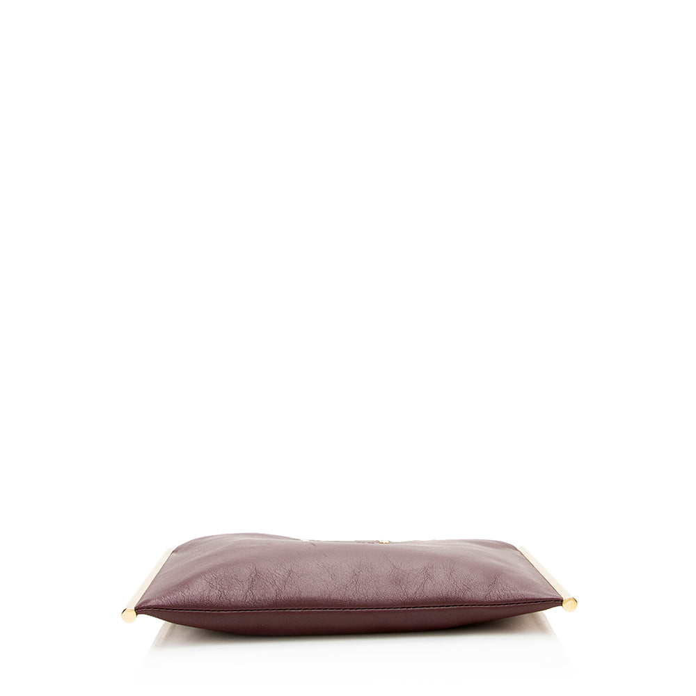 Chloe Calfskin Roy Mini Clutch (SHF-13385)