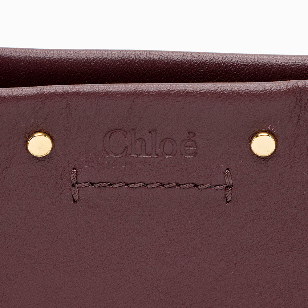 Chloe Calfskin Roy Mini Clutch (SHF-13385)