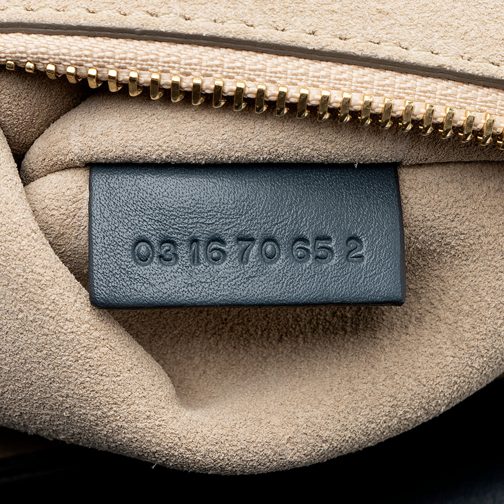 Chloe Calfskin Suede Faye Medium Shoulder Bag (SHF-18263)