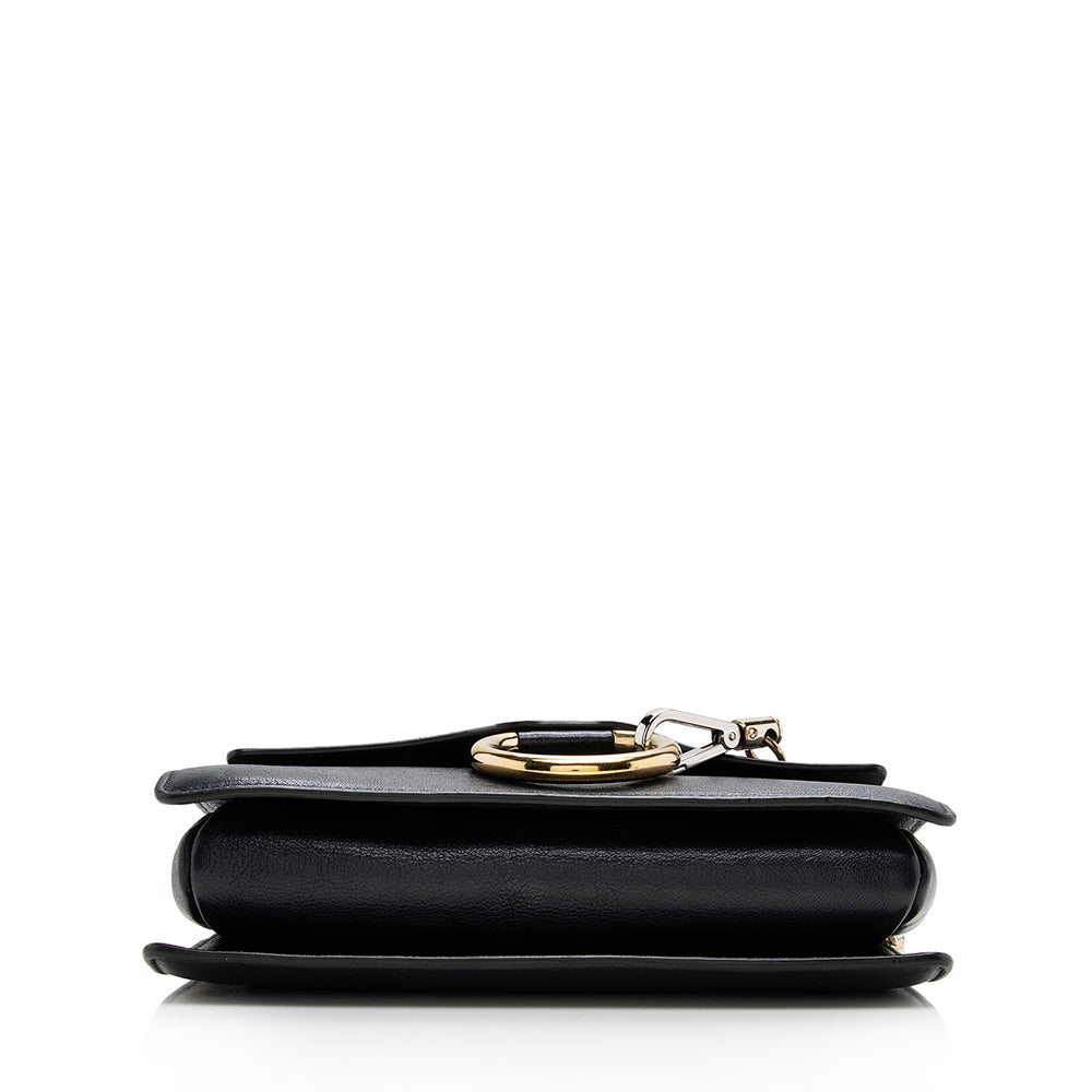 Chloe Calfskin Suede Faye Small Shoulder Bag (SHF-16306)