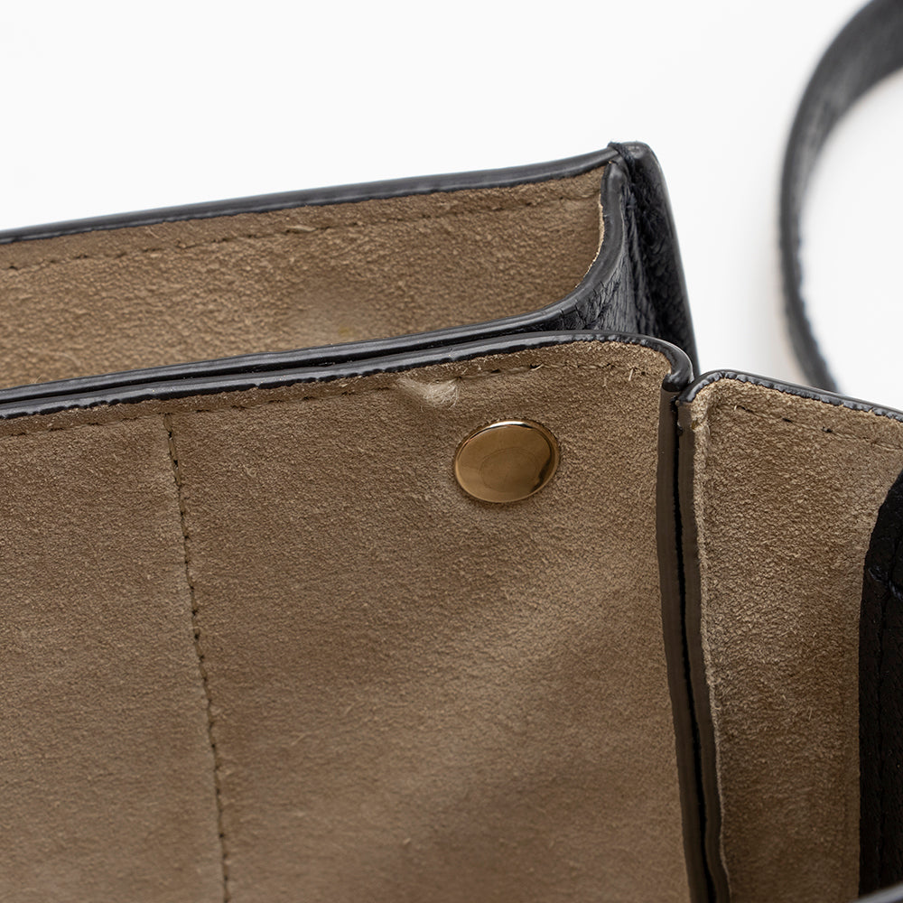Chloe Calfskin Suede Faye Small Shoulder Bag (SHF-16306)