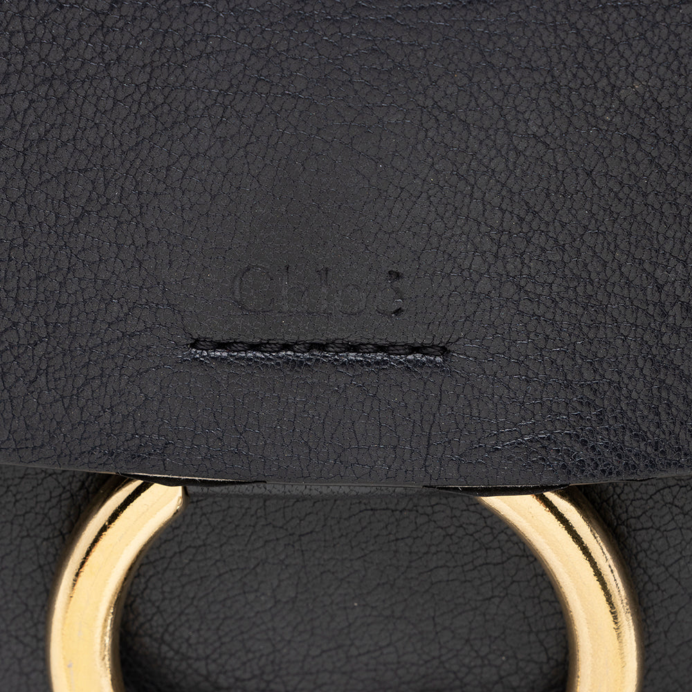 Chloe Calfskin Suede Faye Small Shoulder Bag (SHF-16306)