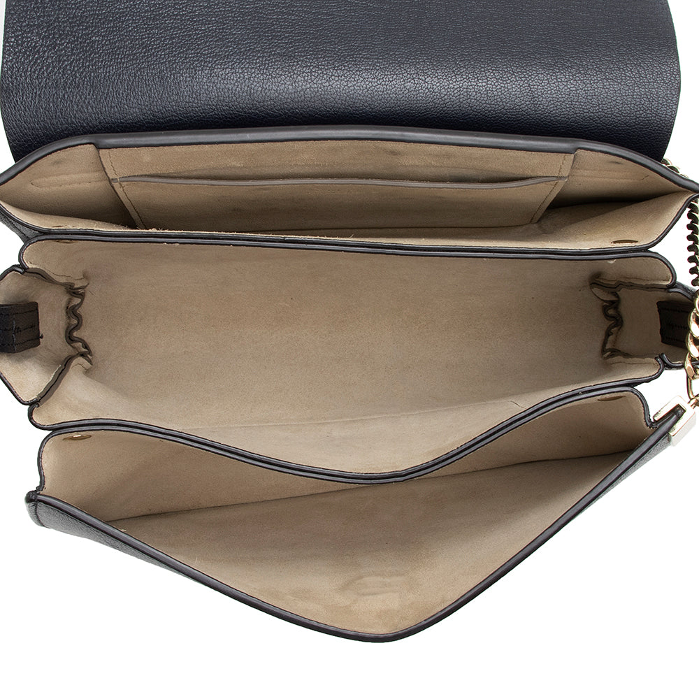 Chloe Calfskin Suede Faye Small Shoulder Bag (SHF-16306)
