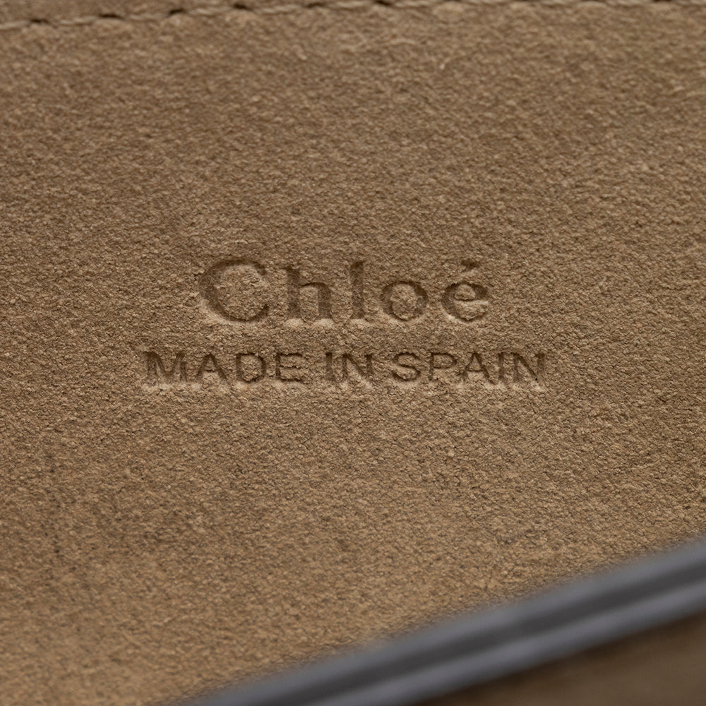 Chloe Calfskin Suede Faye Small Shoulder Bag (SHF-16306)