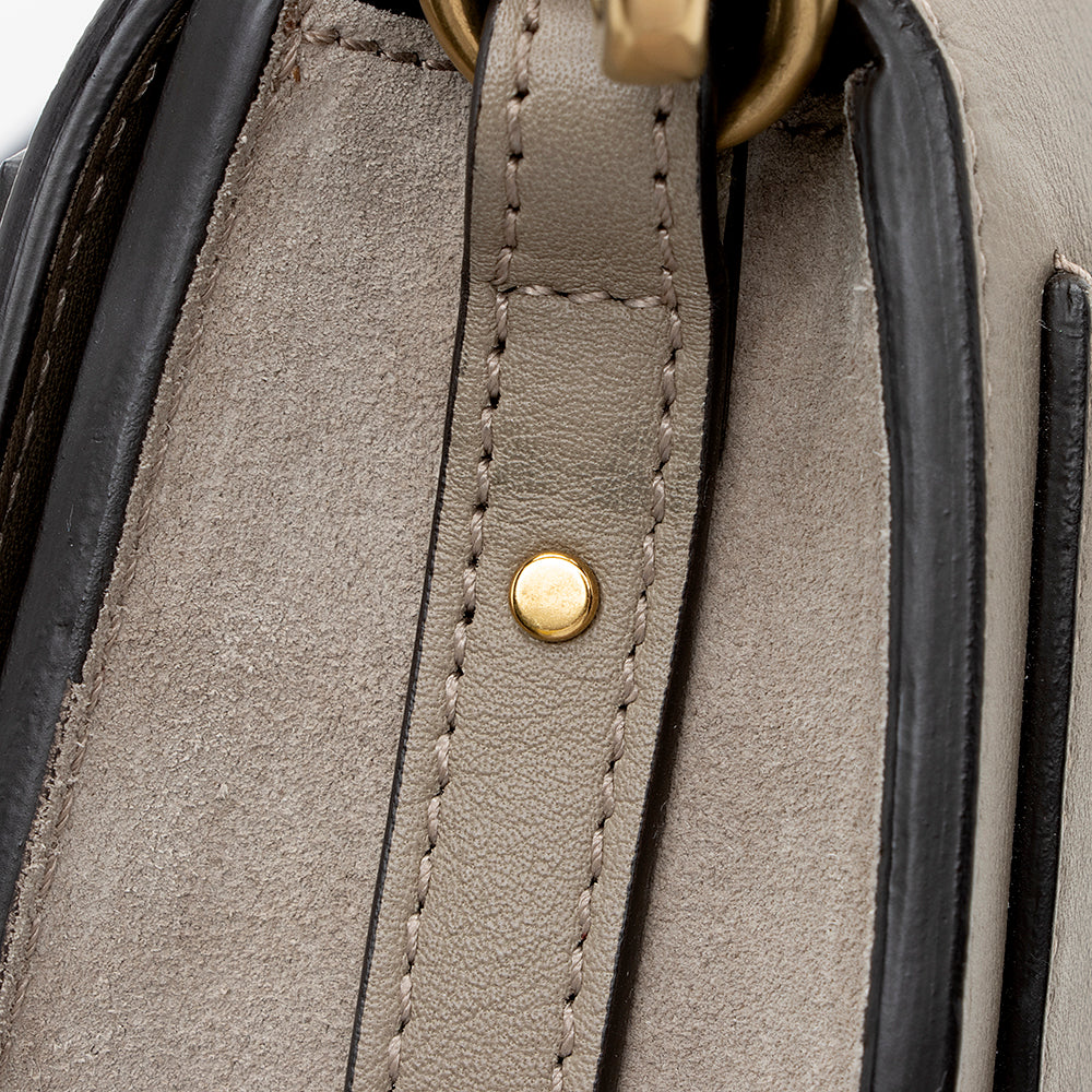 Chloe Calfskin Suede Nile Small Bracelet Bag (SHF-18310)