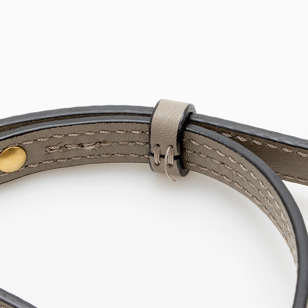 Chloe Calfskin Suede Nile Small Bracelet Bag (SHF-18310)