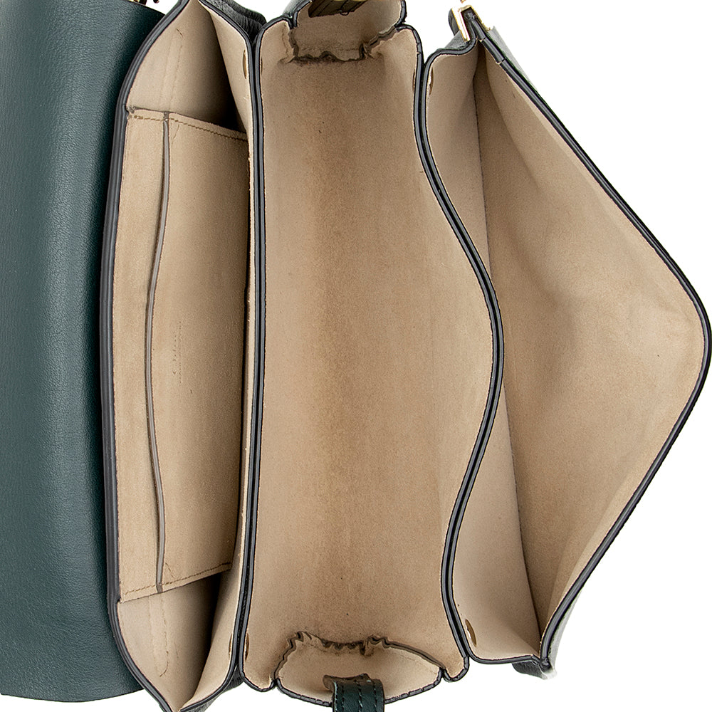 Chloe Calfskin Suede Small Faye Shoulder Bag (SHF-14816)