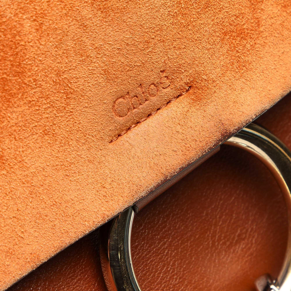Chloe Faye Leather Crossbody Bag (SHG-25743)