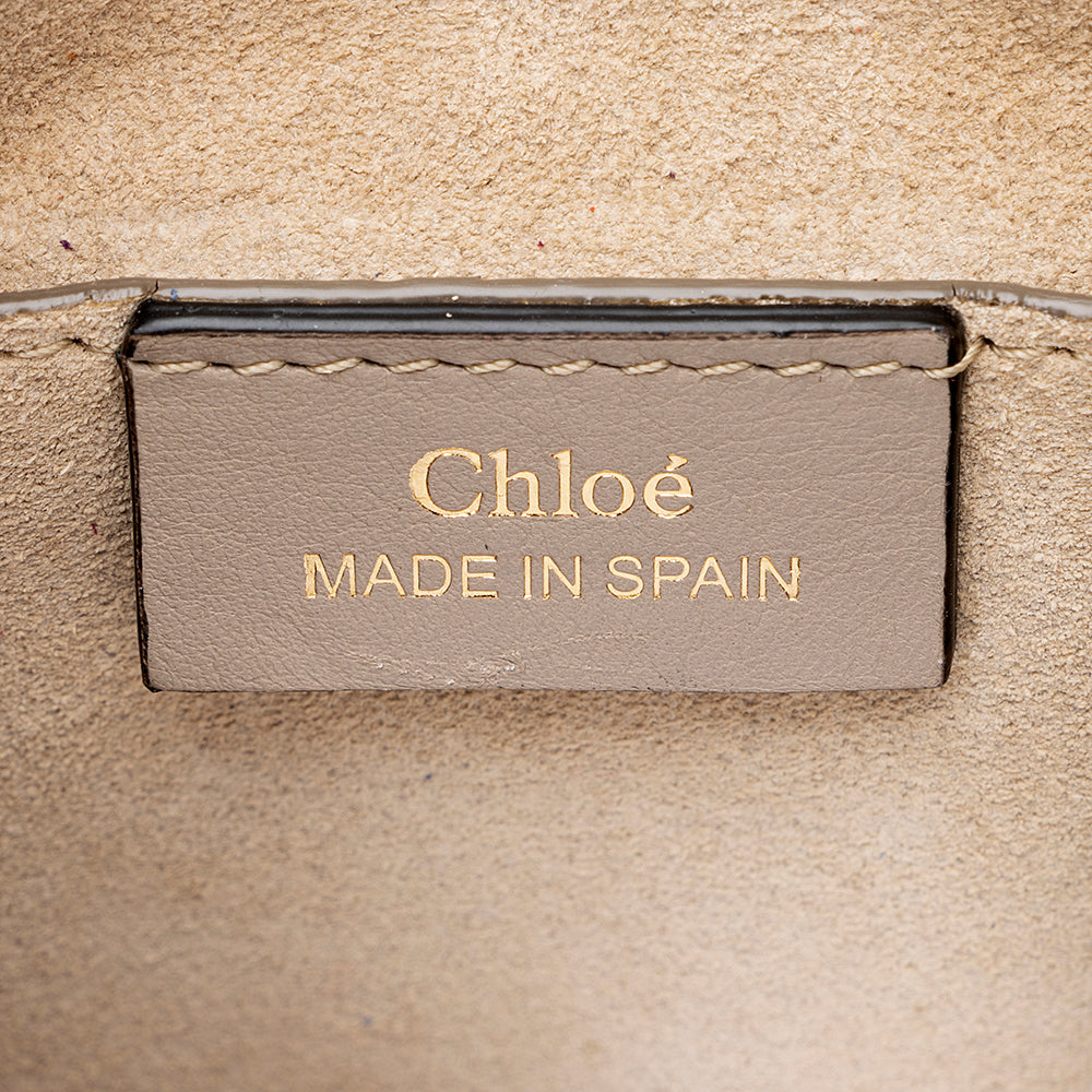 Chloe Leather Jane Mini Crossbody Bag (SHF-17808)