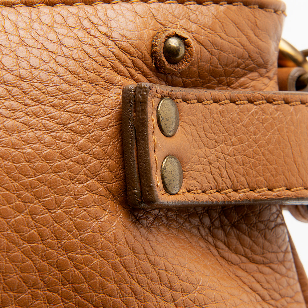 Chloe Leather Paddington Clutch (SHF-12061)