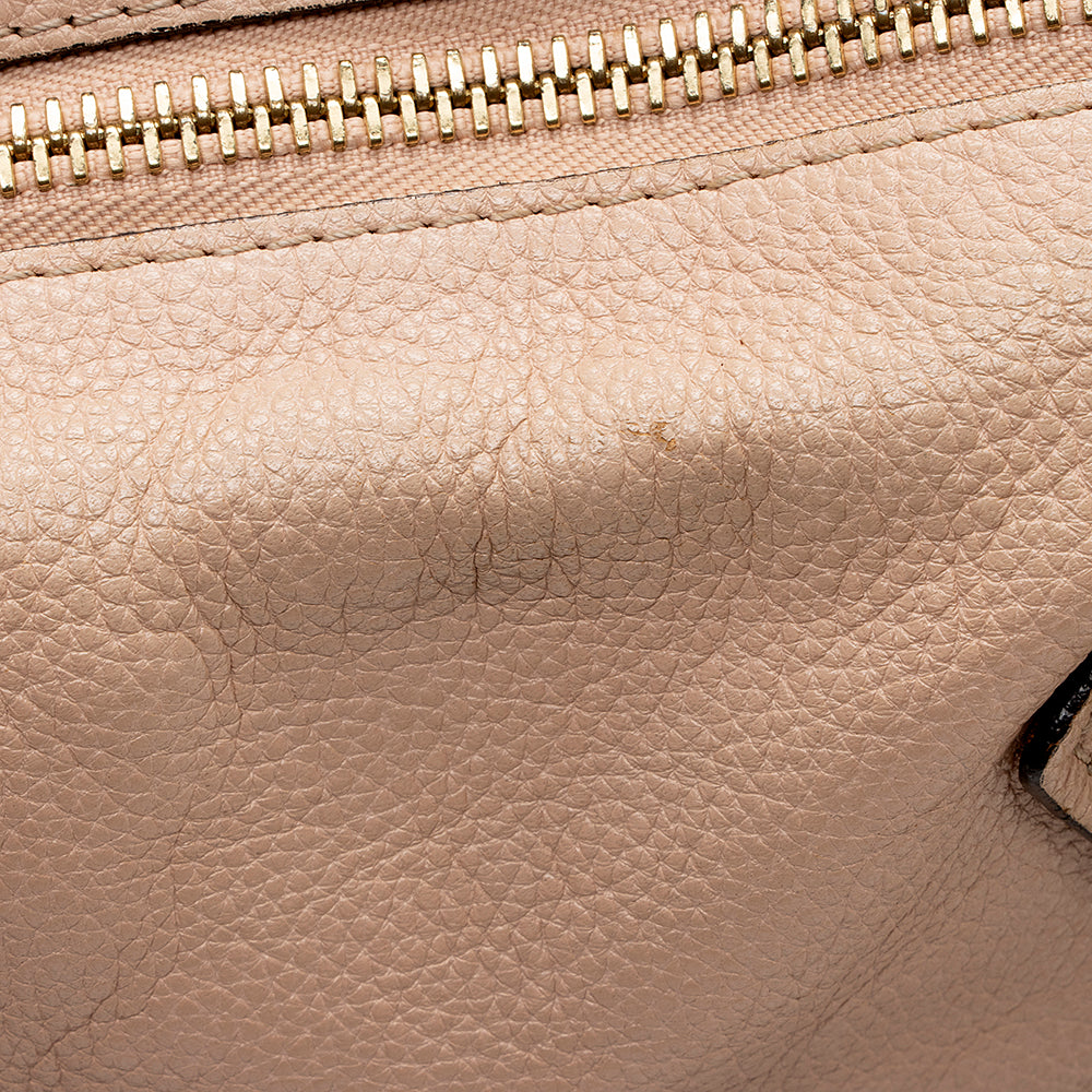 Chloe Leather Paraty Medium Satchel (SHF-17346)