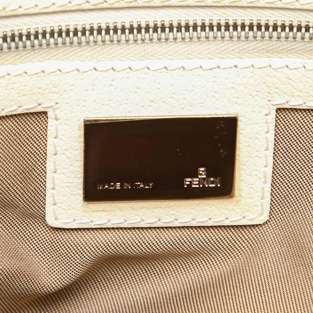Fendi Zebra Print Canvas Tote Bag (SHG-22880)