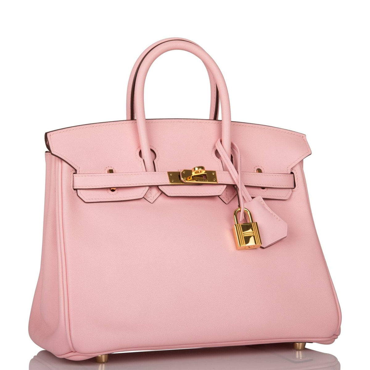Hermes Birkin 25 Rose Sakura Swift Gold Hardware