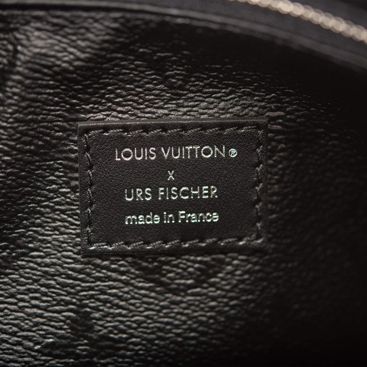 Louis Vuitton x UF Black and White Tufted Monogram Speedy Bandouliere 25