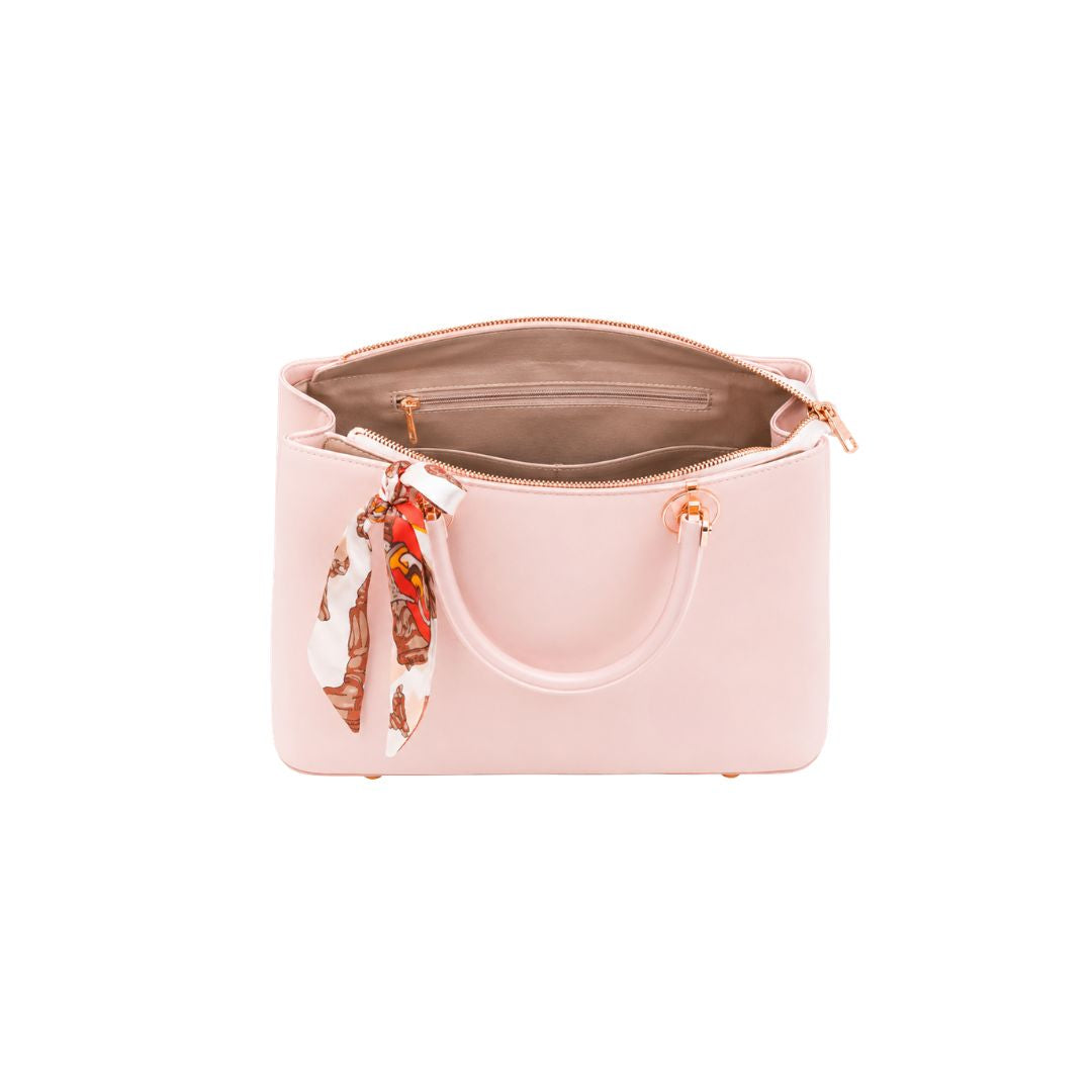 Zurelx Blush Top Handle Handbag