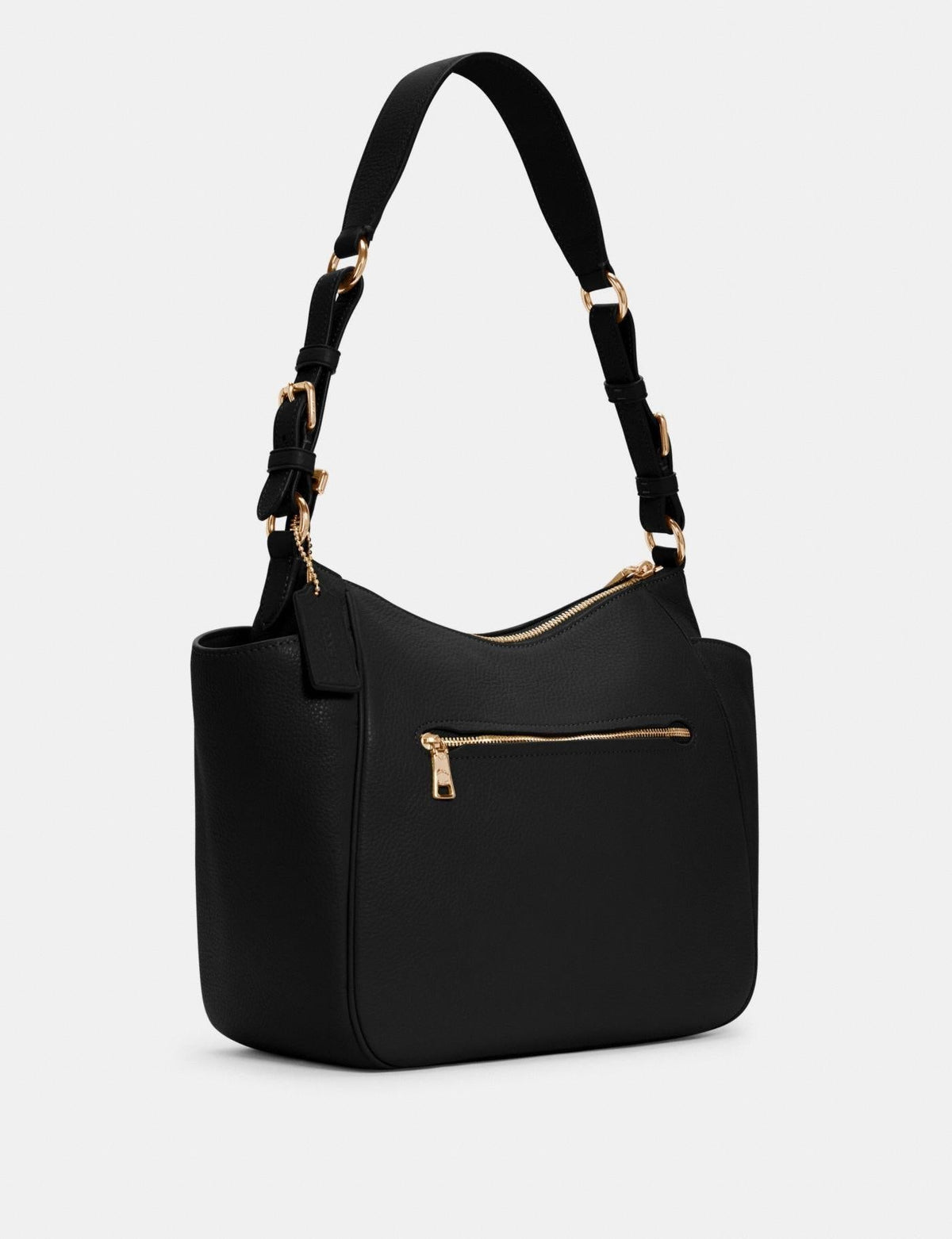 Leather Rori Shoulder Bag in Black