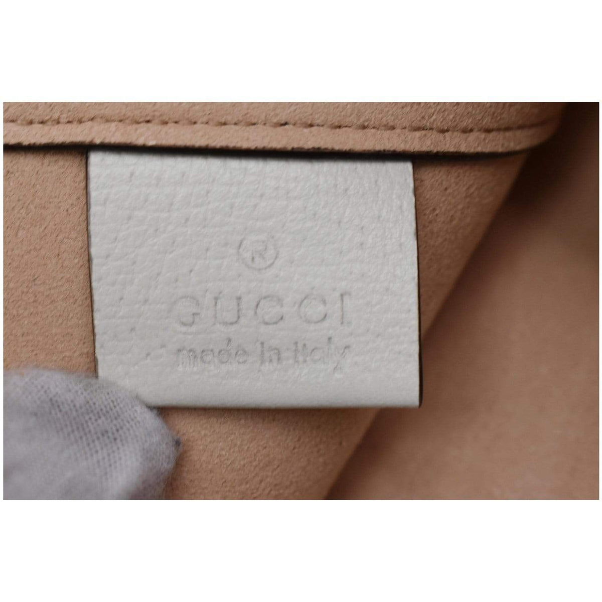 Gucci Ophidia GG Flora Canvas White Leather Vertical Shopping Tote 519335