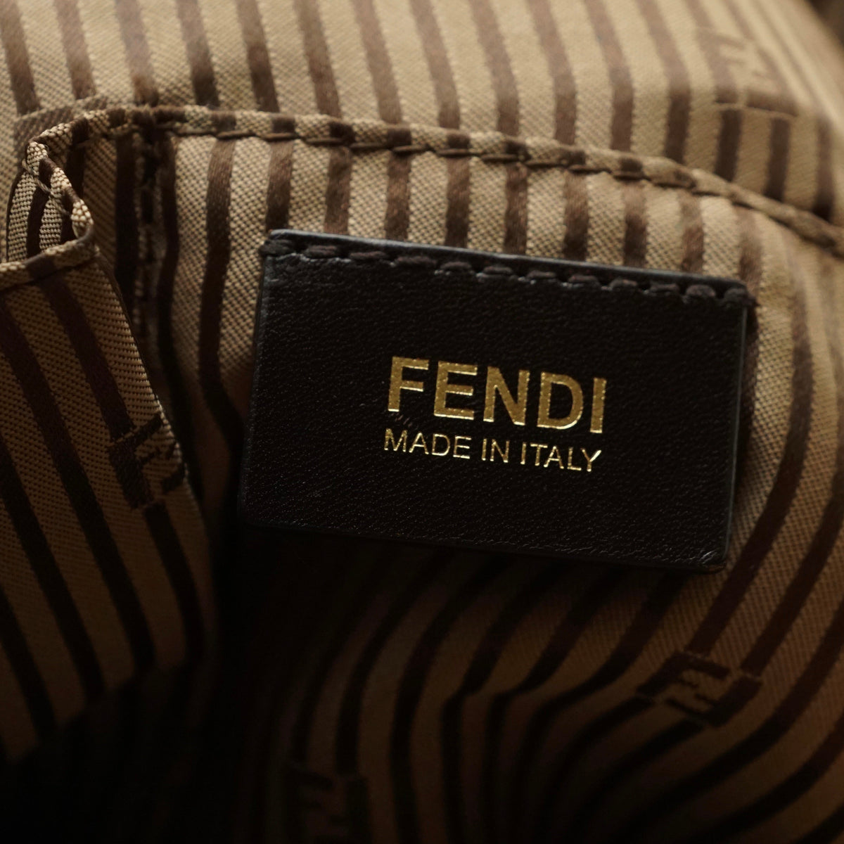 Fendi Chameleon Hand Bag Burgundy