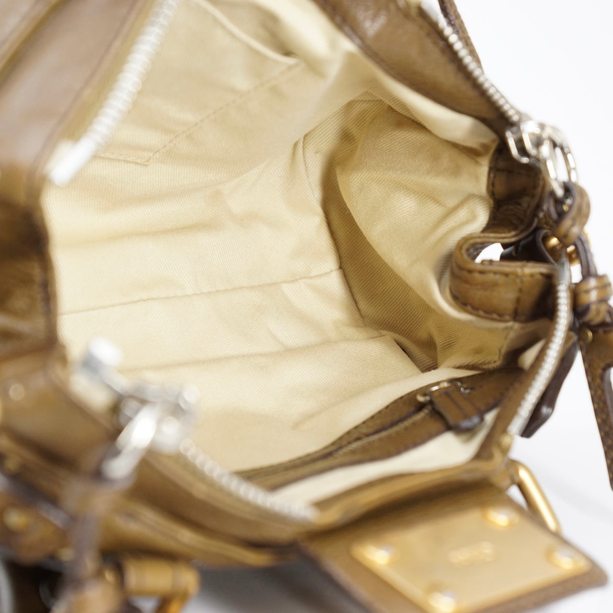 Chloe Paddington Shoulder Bag Brown