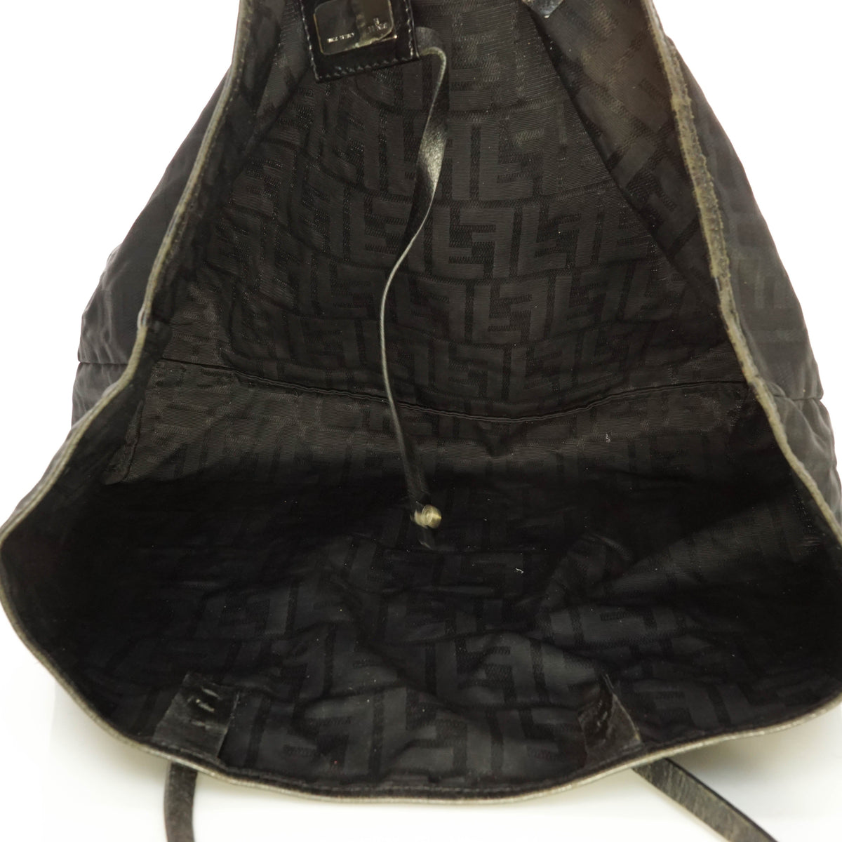 Fendi Zucca Tote Bag Black Nylon