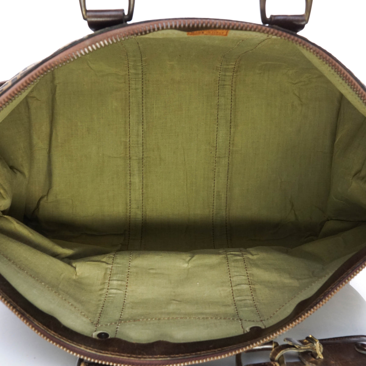Fendi Travel Bag Brown Zukka Canvas