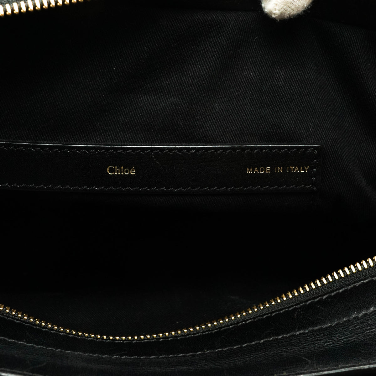 Chloe Alice Hand Bag Leather Black