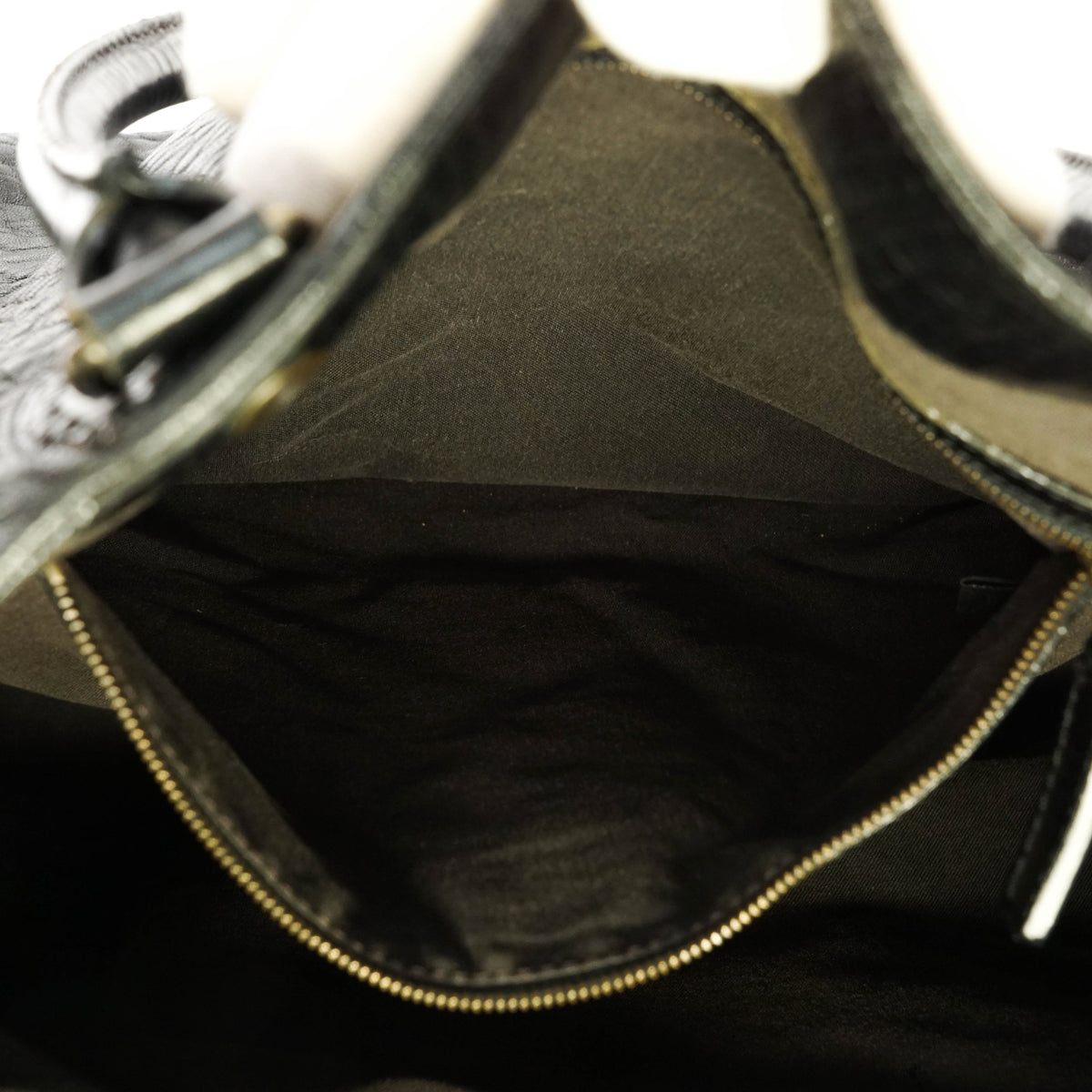 Fendi Tote Bag Leather Black
