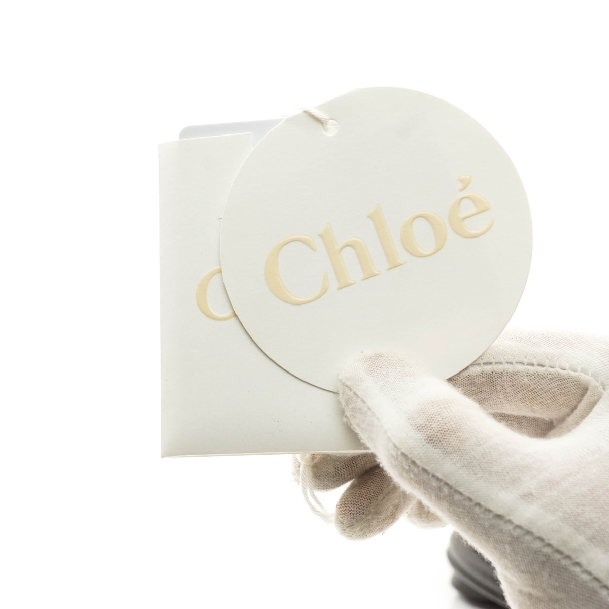 Chloe Paraty Hand Bag Leather Black