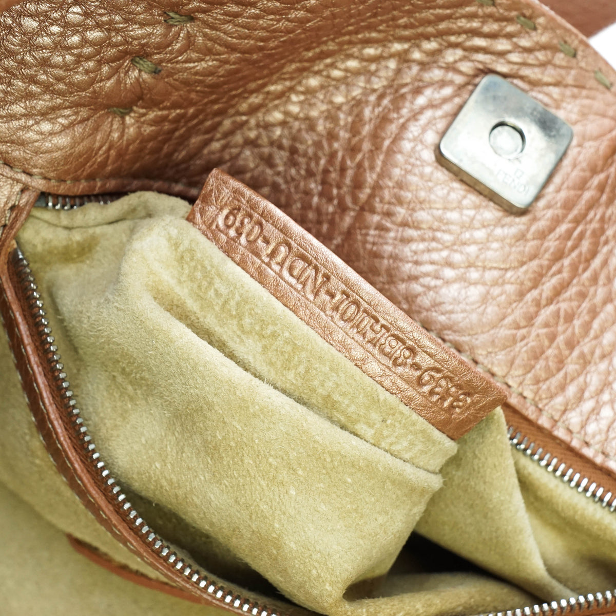 Fendi Tote Bag Leather Pink