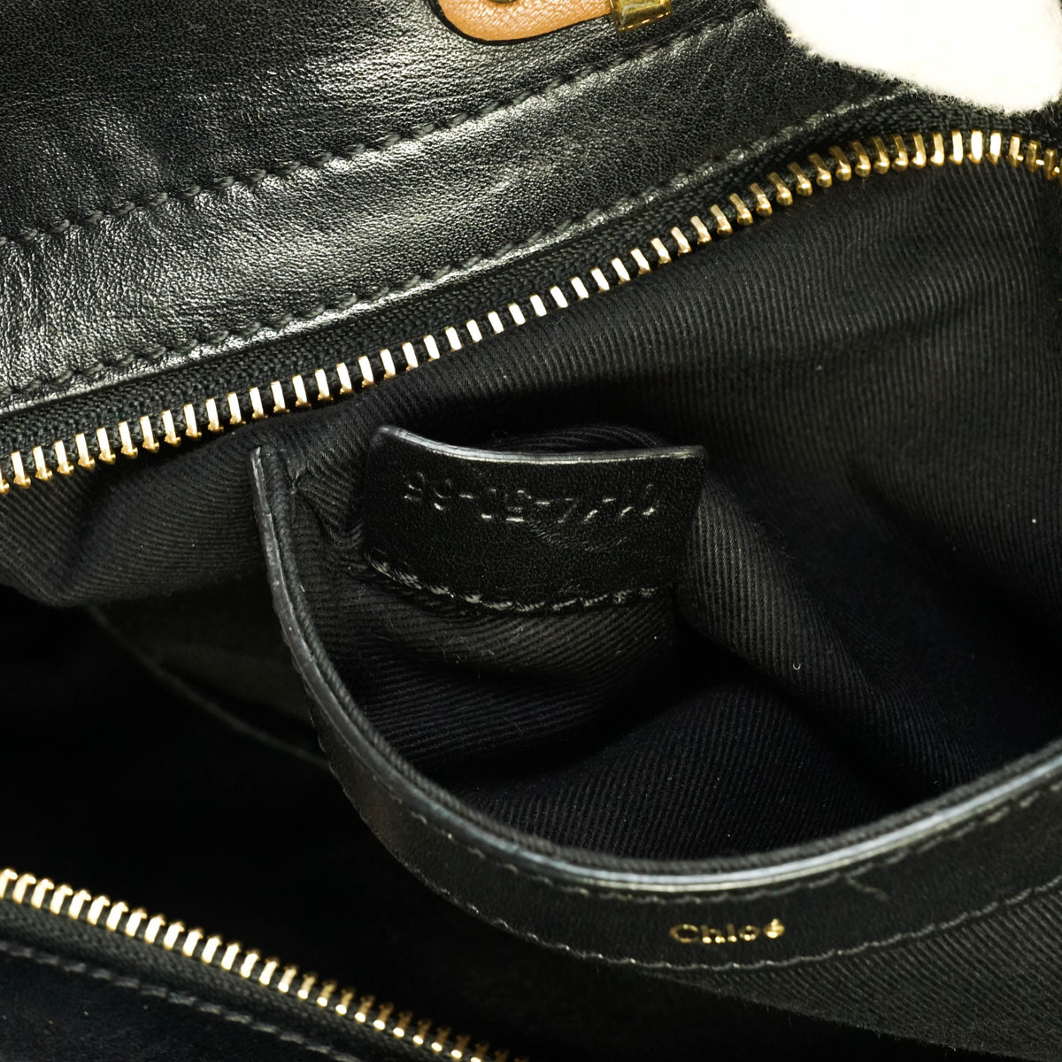 Chloe Alice Hand Bag Leather Black