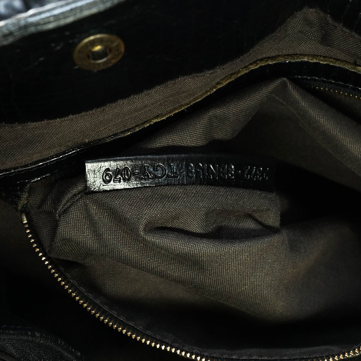 Fendi Tote Bag Leather Black