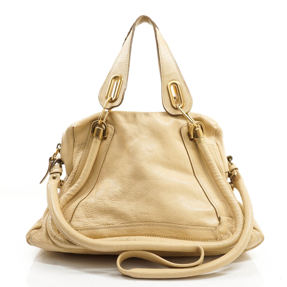 Chloe Paraty Tote Bag Leather Light