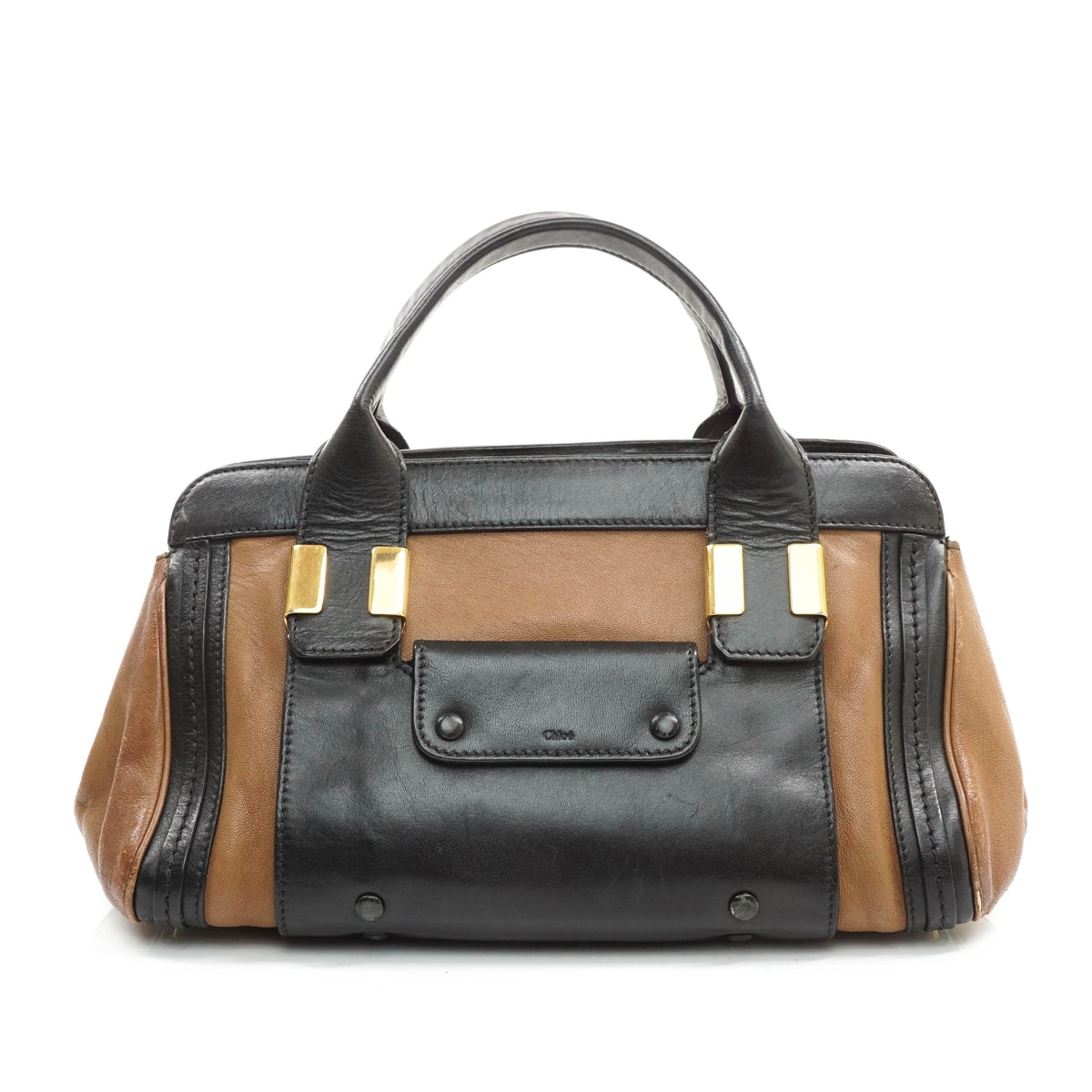 Chloe Alice Hand Bag Leather Black