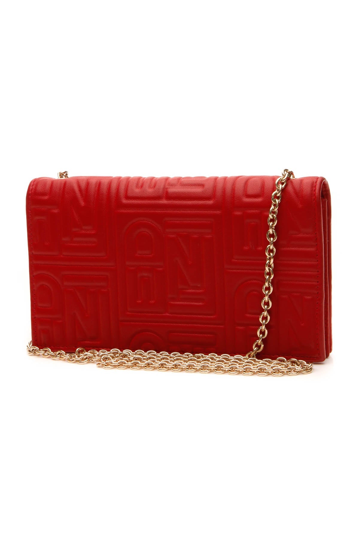 Logo Embossed WOC Bag - Red