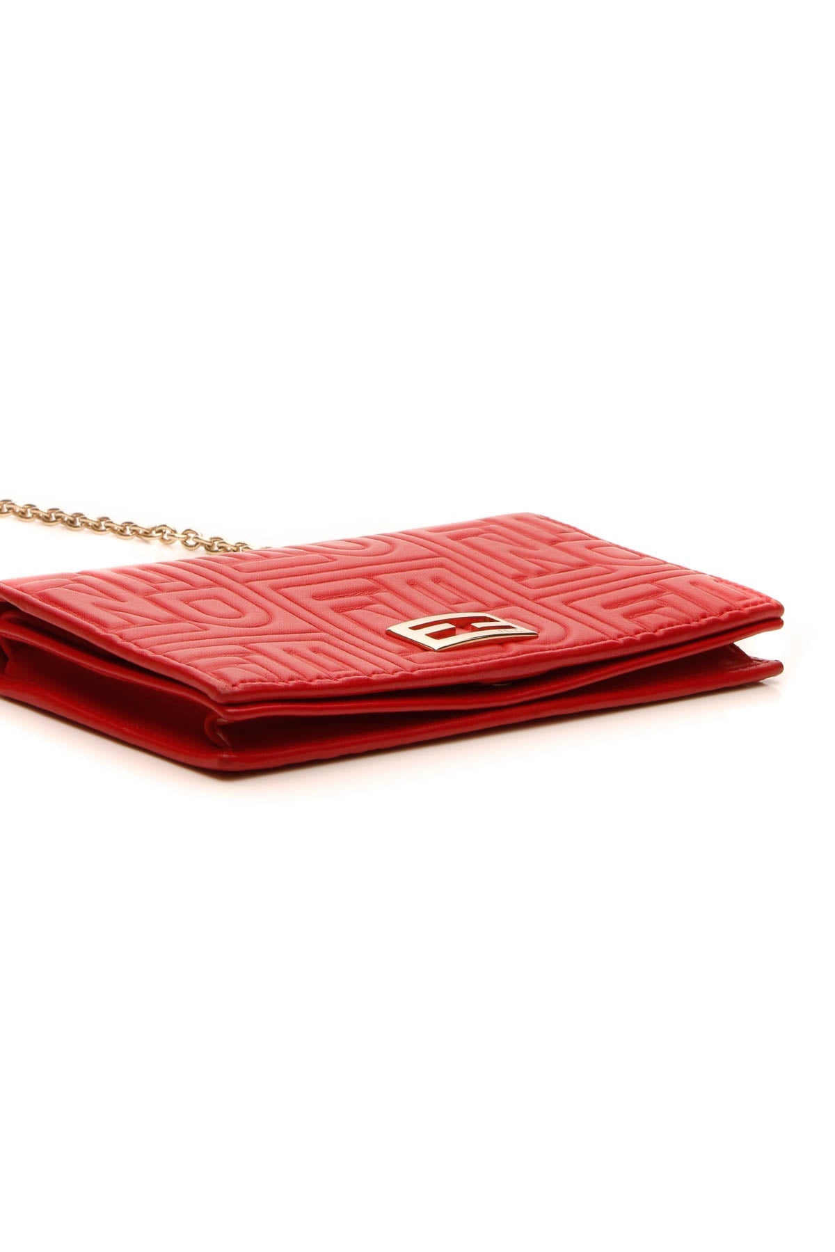 Logo Embossed WOC Bag - Red