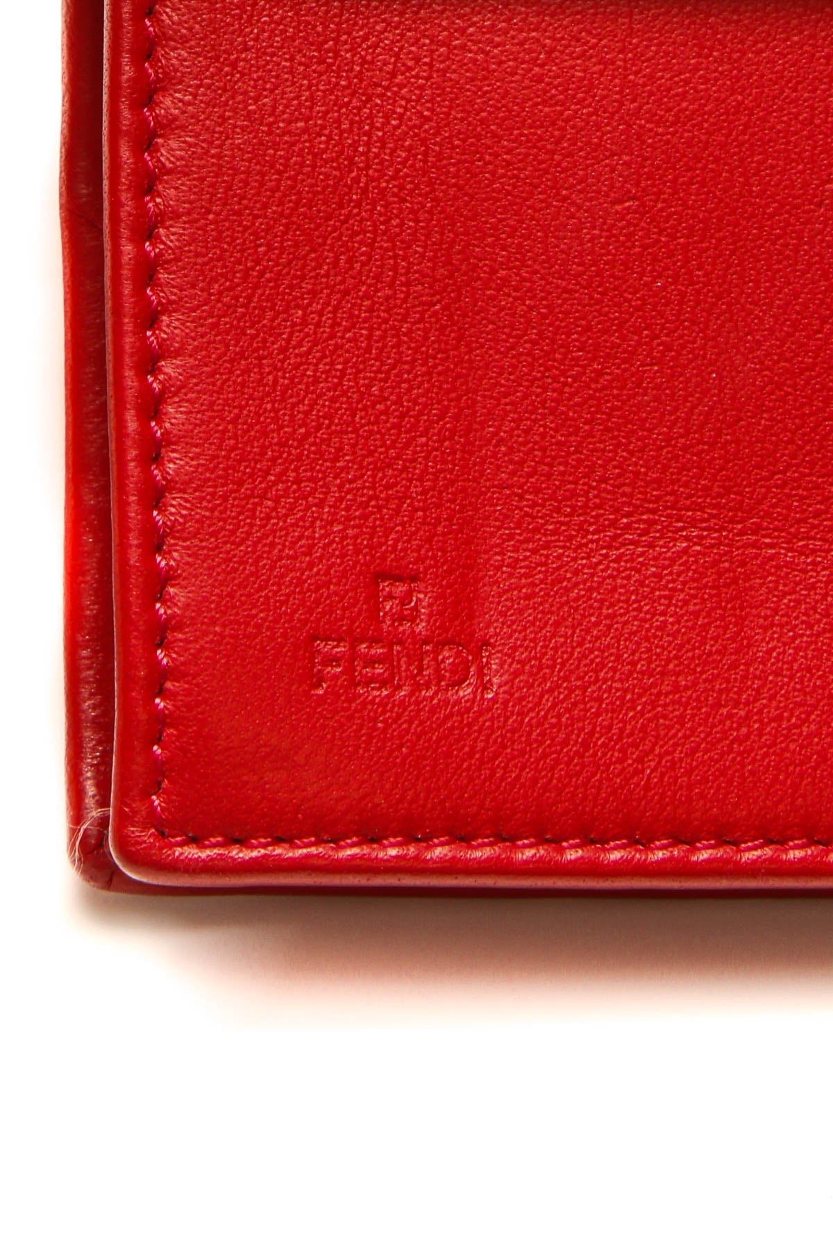 Logo Embossed WOC Bag - Red