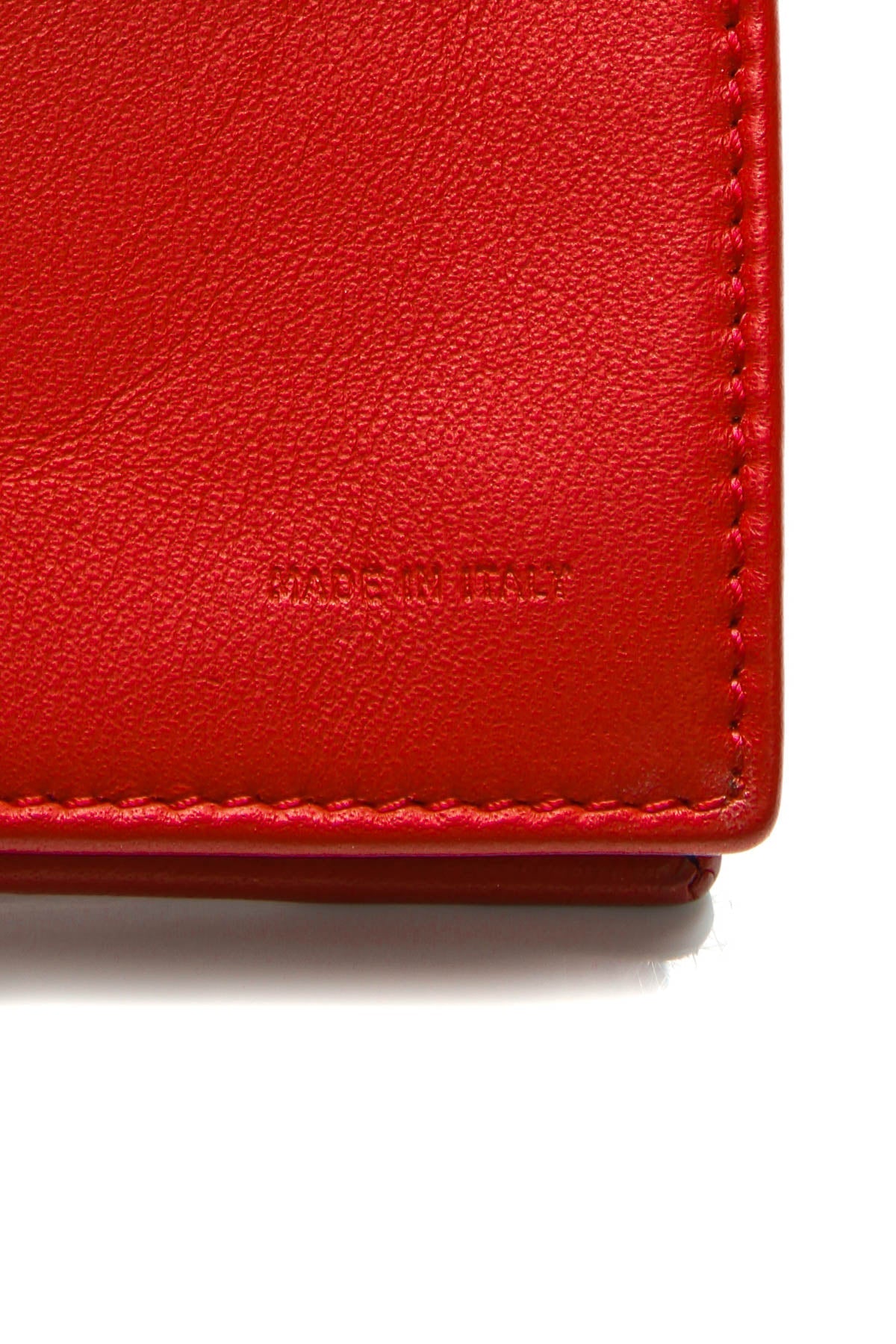 Logo Embossed WOC Bag - Red