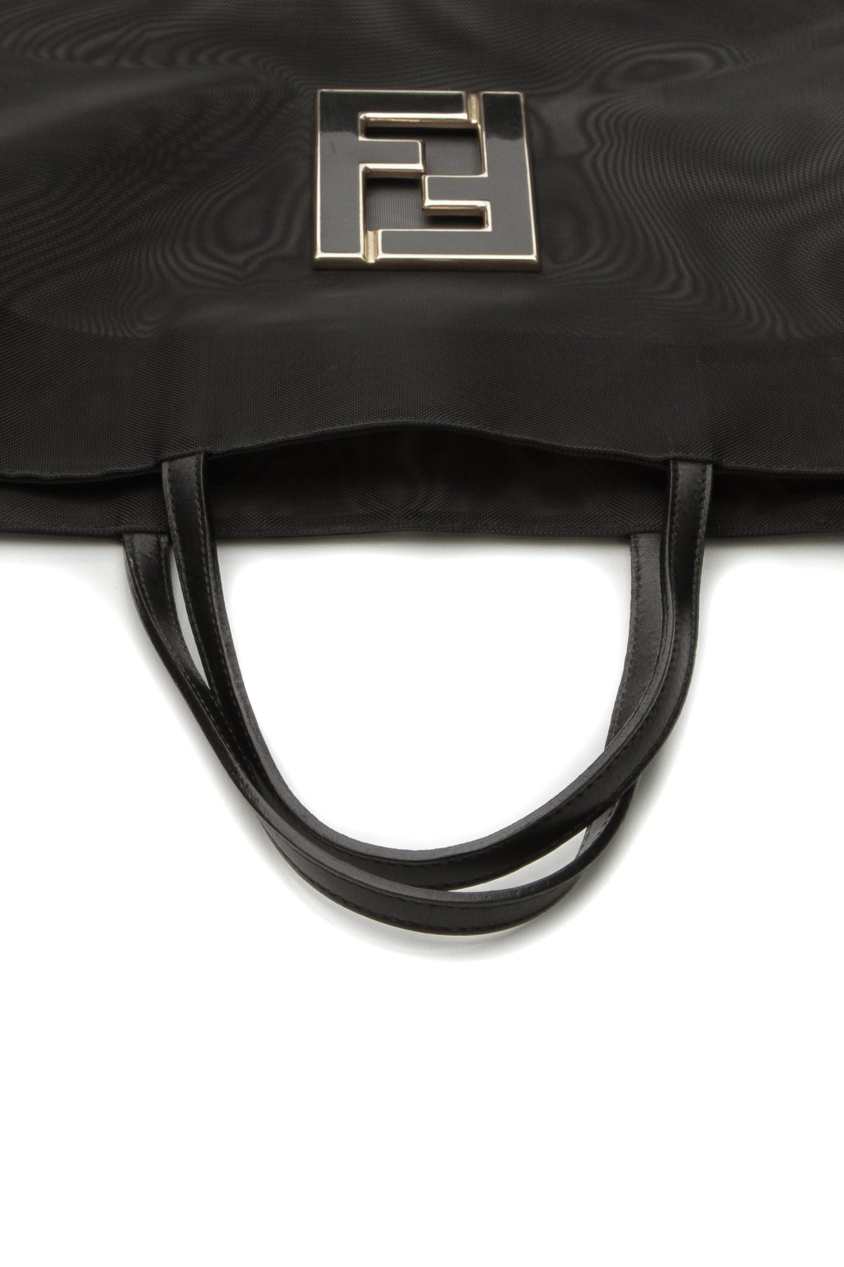 Mesh Logo Tote Bag - Black